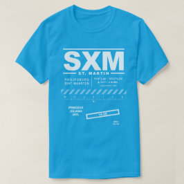 プリンセスジュリア国際的ナエアポートSXM Tシャツ