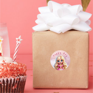 プリンセススタンプ – Happy Day ラウンドシール