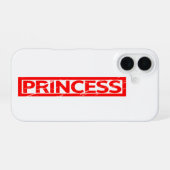 プリンセススタンプ iPhone 16ケース (裏面横)