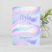 プリンセススパークルス5th誕生日招待状 招待状 (スタンド正面)