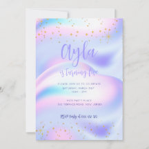 プリンセススパークルス5th誕生日招待状