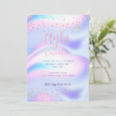 プリンセススパークルス5th誕生日招待状 招待状 (スタンド正面)