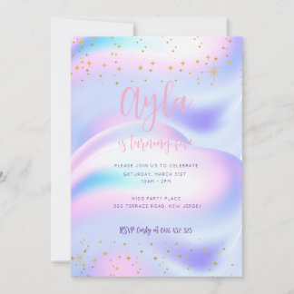 プリンセススパークルス5th誕生日招待状 招待状