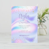 プリンセススパークルス5th誕生日招待状 招待状 (スタンド正面)