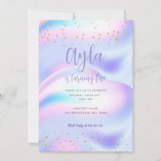 プリンセススパークルス5th誕生日招待状 招待状