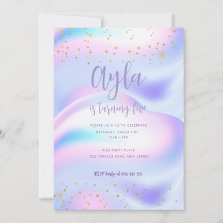 プリンセススパークルス5th誕生日招待状 招待状