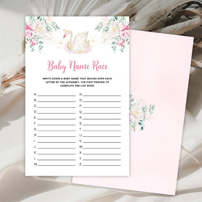 プリンセススワンズベビーネームレースゲーム (クリエイターアップロード済み)