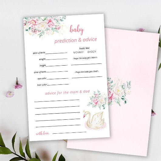 プリンセススワン予測ゲーム チラシ