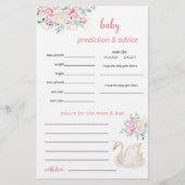 プリンセススワン予測ゲーム チラシ (正面)