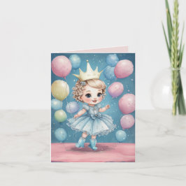 プリンセスズエンチャント誕生祝い招待状 カード