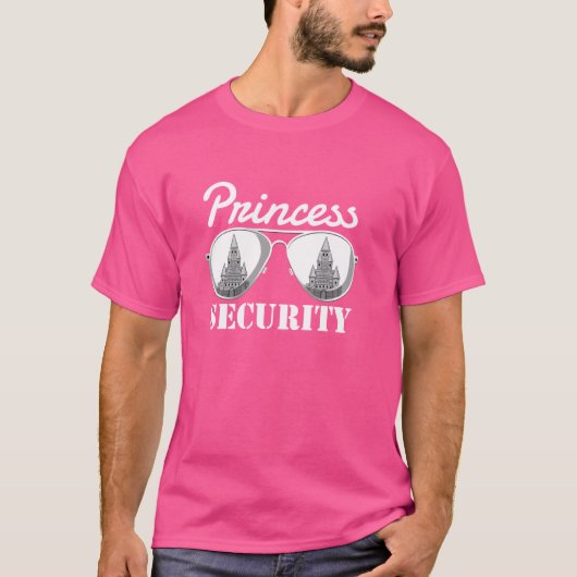 プリンセスセキュリティハロウィーンの親の衣装の王子 Tシャツ (正面)
