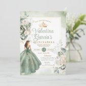 プリンセスセージグリーンクインセアニラ15アノス金ゴールドクラウン 招待状 (スタンド正面)