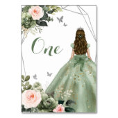 プリンセスセージグリーンフローラ赤面ピンク15アニョス テーブルナンバー (正面)