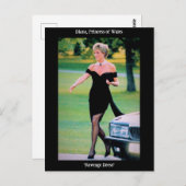 プリンセスダイアナで"リベンジドレス" ポストカード (正面/裏面)