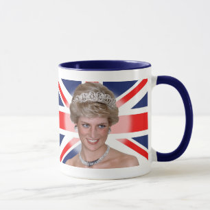 プリンセスダイアナの英国国旗 マグカップ