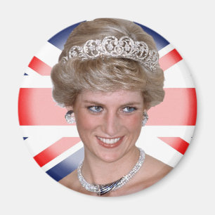 プリンセスダイアナの英国国旗 マグネット