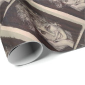 プリンセスダイアナインクペンのポートレート ラッピングペーパー (ロールコーナー)