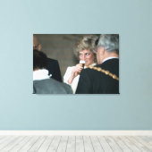 プリンセスダイアナドイツ1987 キャンバスプリント (インサイチュ (ウッドフロア))