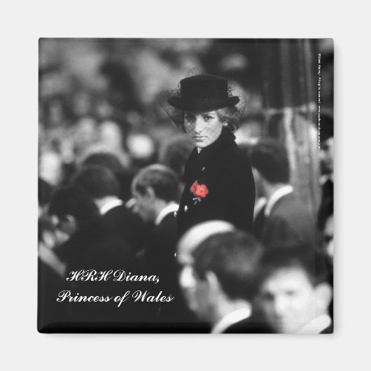 プリンセスダイアナポピー マグネット (正面)