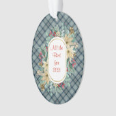 プリンセスダイアナメモリアルオリジナルスコットランドタータンチェック オーナメント (正面)