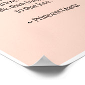 プリンセスダイアナ引用文ポスター ポスター (角)