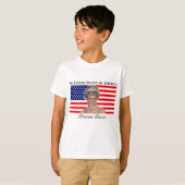 プリンセスダイアナ米国の旗 Tシャツ (正面フル)