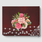 プリンセスダイヤモンドドレス銀箔キンセアニェラ ゲストブック (裏面)