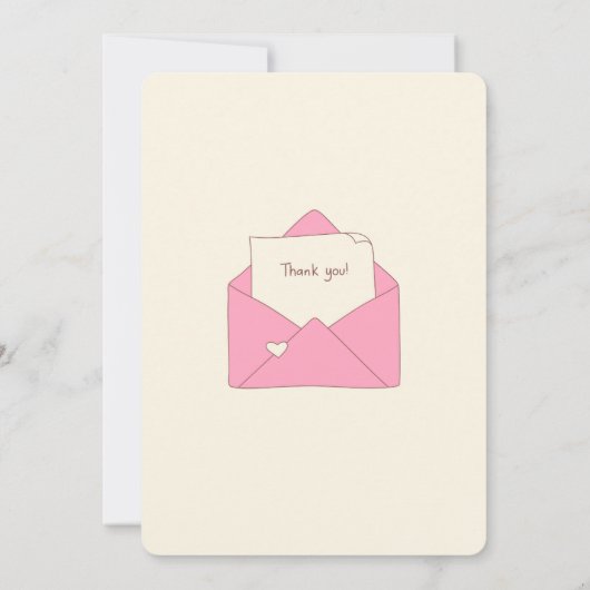 プリンセスダックキュートピンクバースデーパーティー招待状 招待状 (裏面)