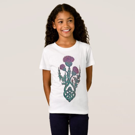 プリンセスチスルケルト結び目模様 Tシャツ (正面フル)