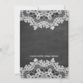 プリンセスツチュシャルボードベビーガールシャワー 招待状 (裏面)