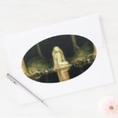 プリンセスツブスター 楕円形シール (封筒)