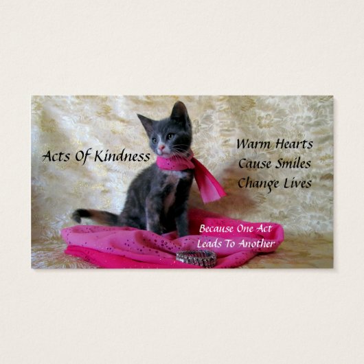 プリンセスティアナの無作為な親切カード (裏面)