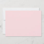 プリンセスティアラエレファントピンクフローラ1st誕生日 招待状 (裏面)