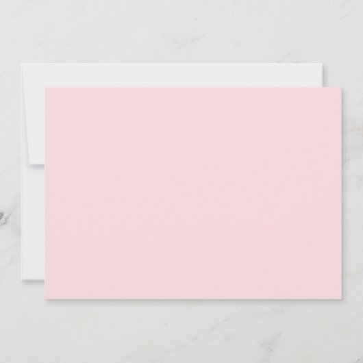 プリンセスティアラエレファントピンクフローラ1st誕生日 招待状 (裏面)