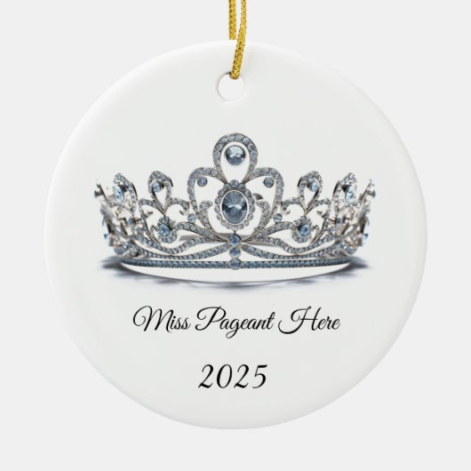 プリンセスティアラオーナメント セラミックオーナメント (正面)