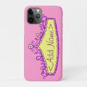 プリンセスティアラクラウン名前をカスタムするiPhoneケース Case-Mate iPhoneケース (裏)