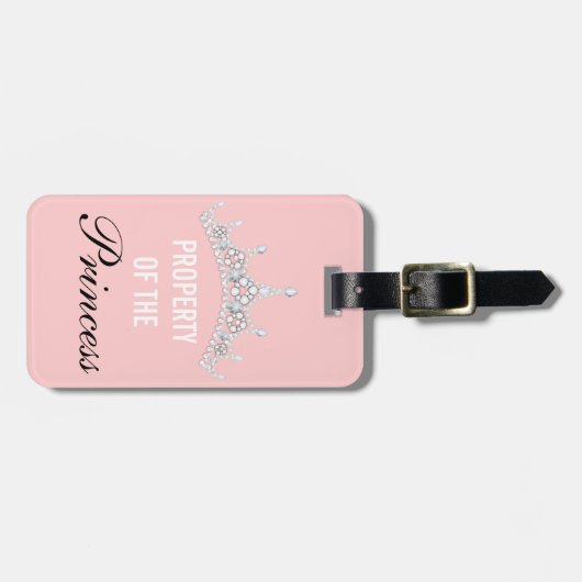 プリンセスティアラ荷物タグのプロパティ ラゲッジタグ (正面横)