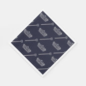 プリンセスティアラ15セプターダークブルーキンセアニェラ スタンダードランチョンナプキン (角)