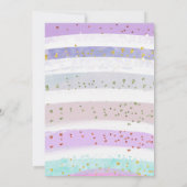 プリンセスティーパーティー誕生日招待状 招待状 (裏面)