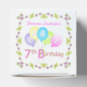 プリンセステディベア7thバースデーパーティーカスタム フェイバーボックス (上部)