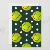 プリンセステニスバースデーパーティ招待状 (裏面)