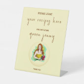 プリンセストゥクイーンブライダルシャワー 台座サイン (正面)