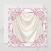 プリンセストゥトゥパール バレリーナ ベビーシャワー 招待状 (裏面)