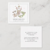 プリンセスドラゴンキャッスルチルドブック作家 スクエア名刺 (正面/裏面)