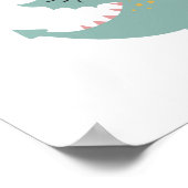 プリンセスドラゴン城誕生日保育園ポスター ポスター (角)