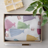 プリンセスドレスフェアリータレ小さな女の子パターン 薄葉紙 (ギフト)