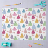 プリンセスドレスフェアリータレ小さな女の子パターン 薄葉紙 (クラフト)