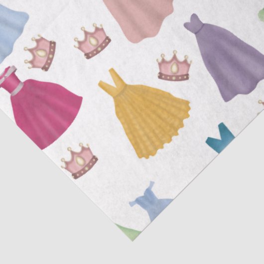 プリンセスドレスフェアリータレ小さな女の子パターン 薄葉紙 (詳細)