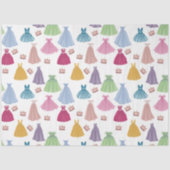 プリンセスドレスフェアリータレ小さな女の子パターン 薄葉紙 (正面)