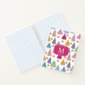 プリンセスドレス おとぎ話の小さな女の子 モノグラム ノートブック (内部)